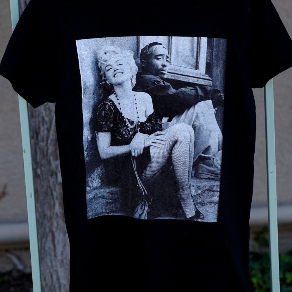 Tupacmarilynmonroe T Shirt Marilynmonroe T Shirt